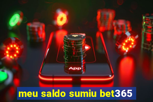 meu saldo sumiu bet365